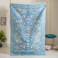 Tree Grove Floor Carpet Blue Nestasia