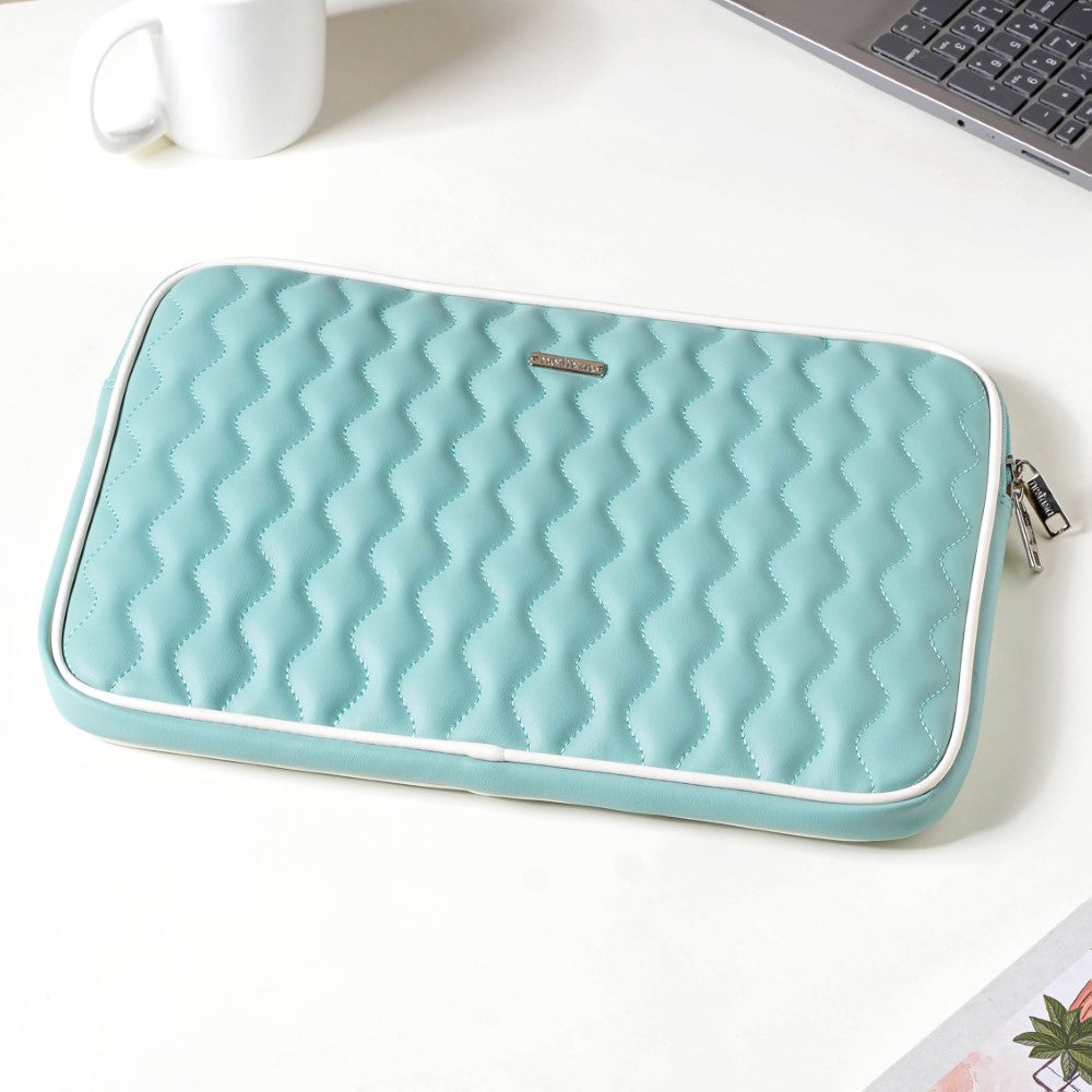 Designer Waterproof Laptop Sleeve Seagreen Nestasia