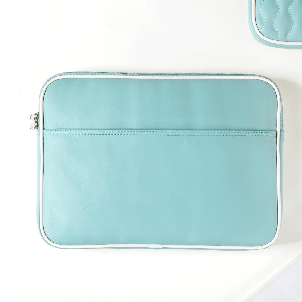 Designer Waterproof Laptop Sleeve Seagreen Nestasia