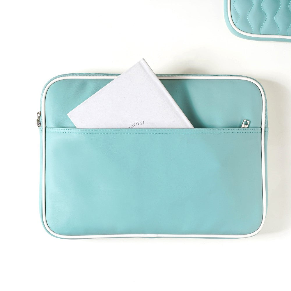 Designer Waterproof Laptop Sleeve Seagreen Nestasia