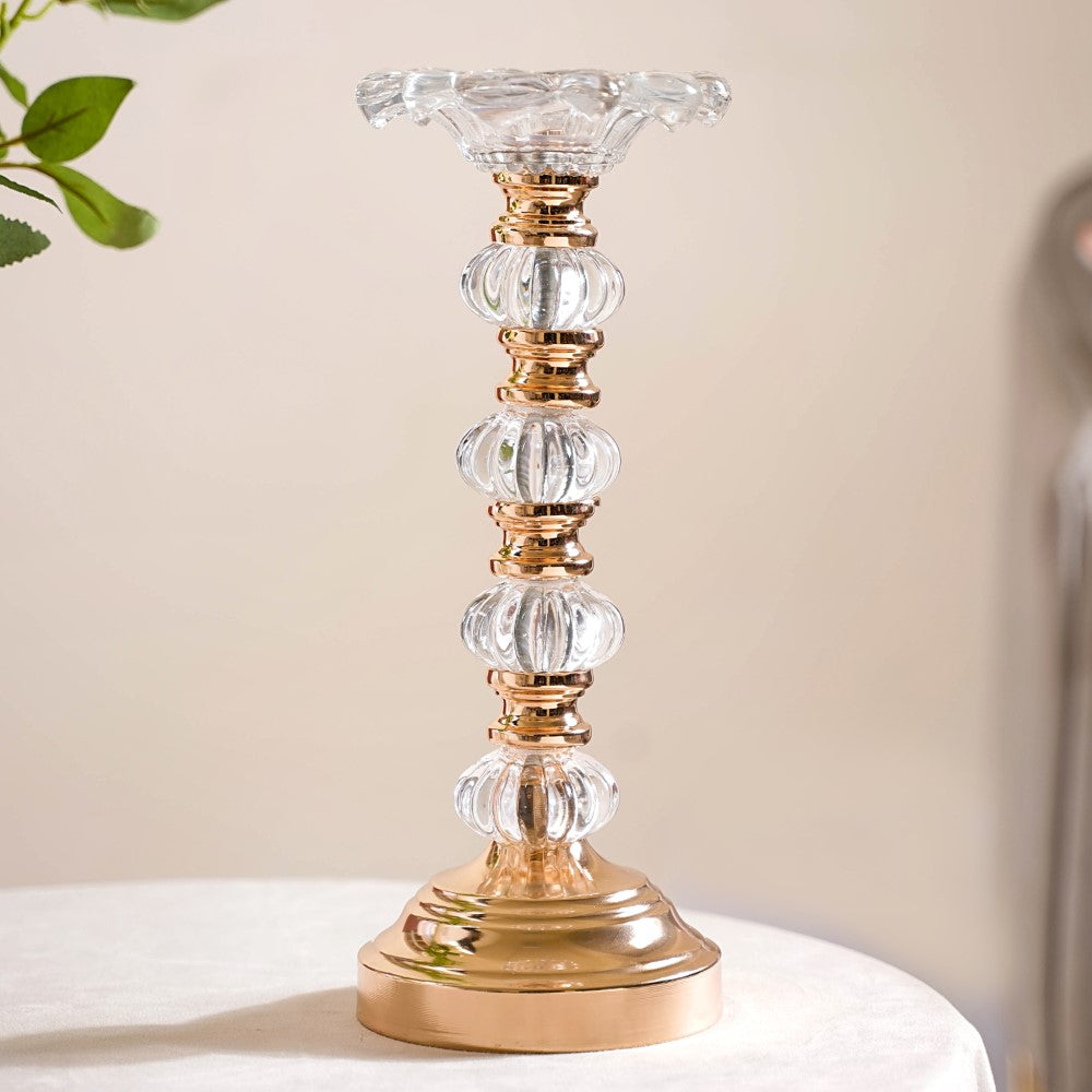 Crystal Luxury Candle Stand Set Of 2 Nestasia