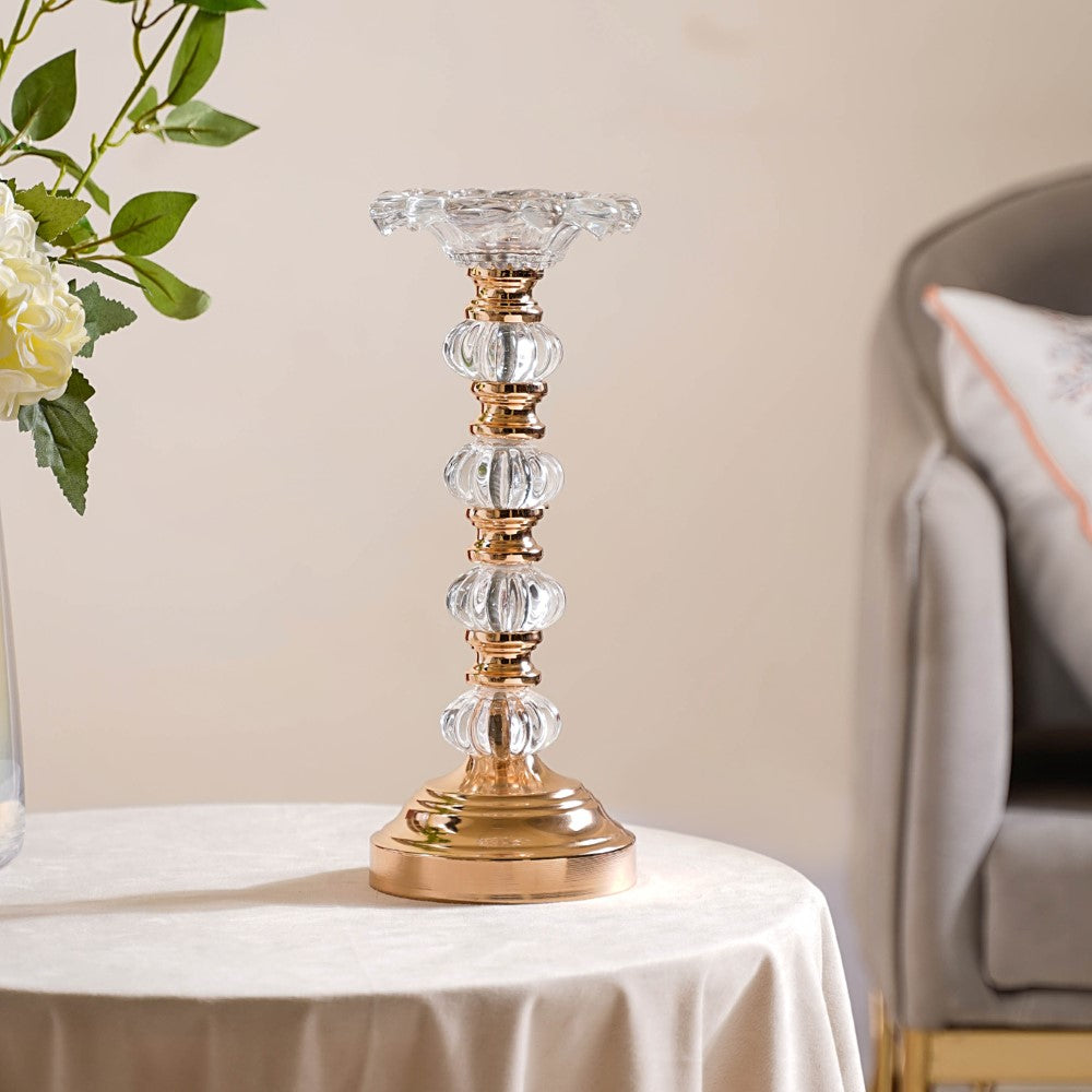 Crystal Luxury Candle Stand Set Of 2 Nestasia