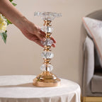 Crystal Luxury Candle Stand Set Of 2 Nestasia