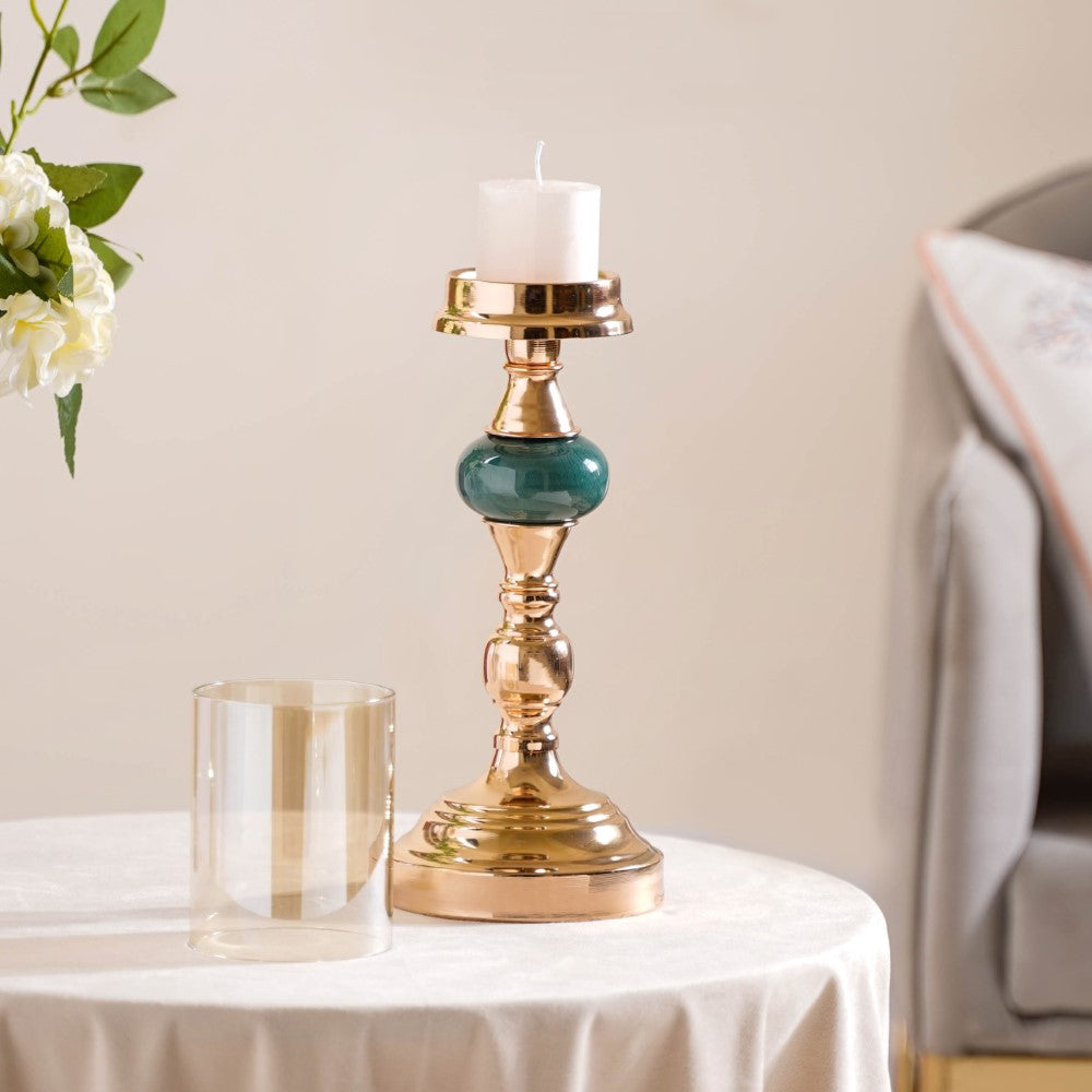 Emerald Decorative Candle Holder Set Of 2 Nestasia
