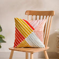 Abstract Multicoloured Cotton Cushion Cover 16x16 Inch Nestasia