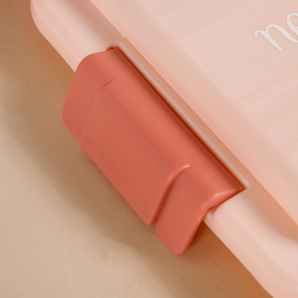 Bento Lunch Box With 4 Compartments Pink 1000ml Nestasia
