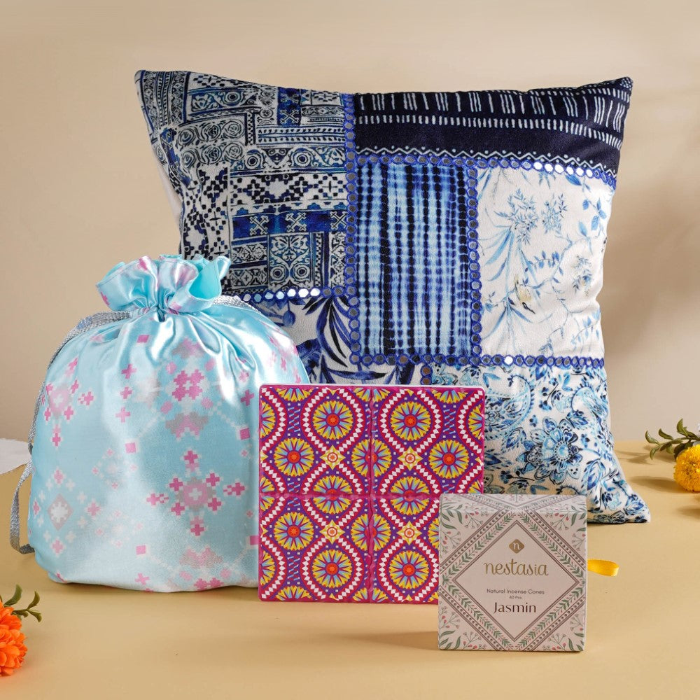 Gujarati Wedding Gift Hamper Set Of 7 Nestasia