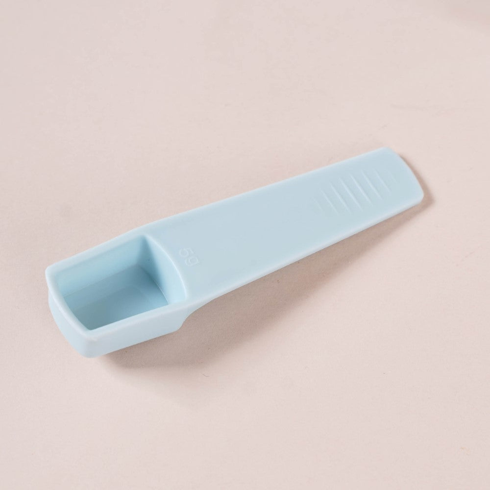 Spice Containers With Spoons Set Of 3 Blue Nestasia