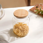 Clear Glass Airtight Container With Lid Small 1.2 L Nestasia