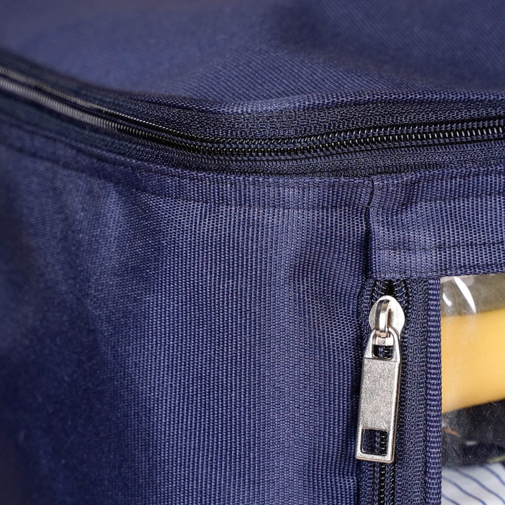 Wardrobe Storage Organiser Bag Set Of 2 Blue Nestasia