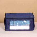 Wardrobe Storage Organiser Bag Set Of 2 Blue Nestasia