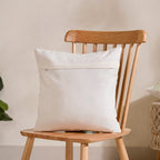 Garden Embroidered Cushion Cover 16x16 Inch Nestasia