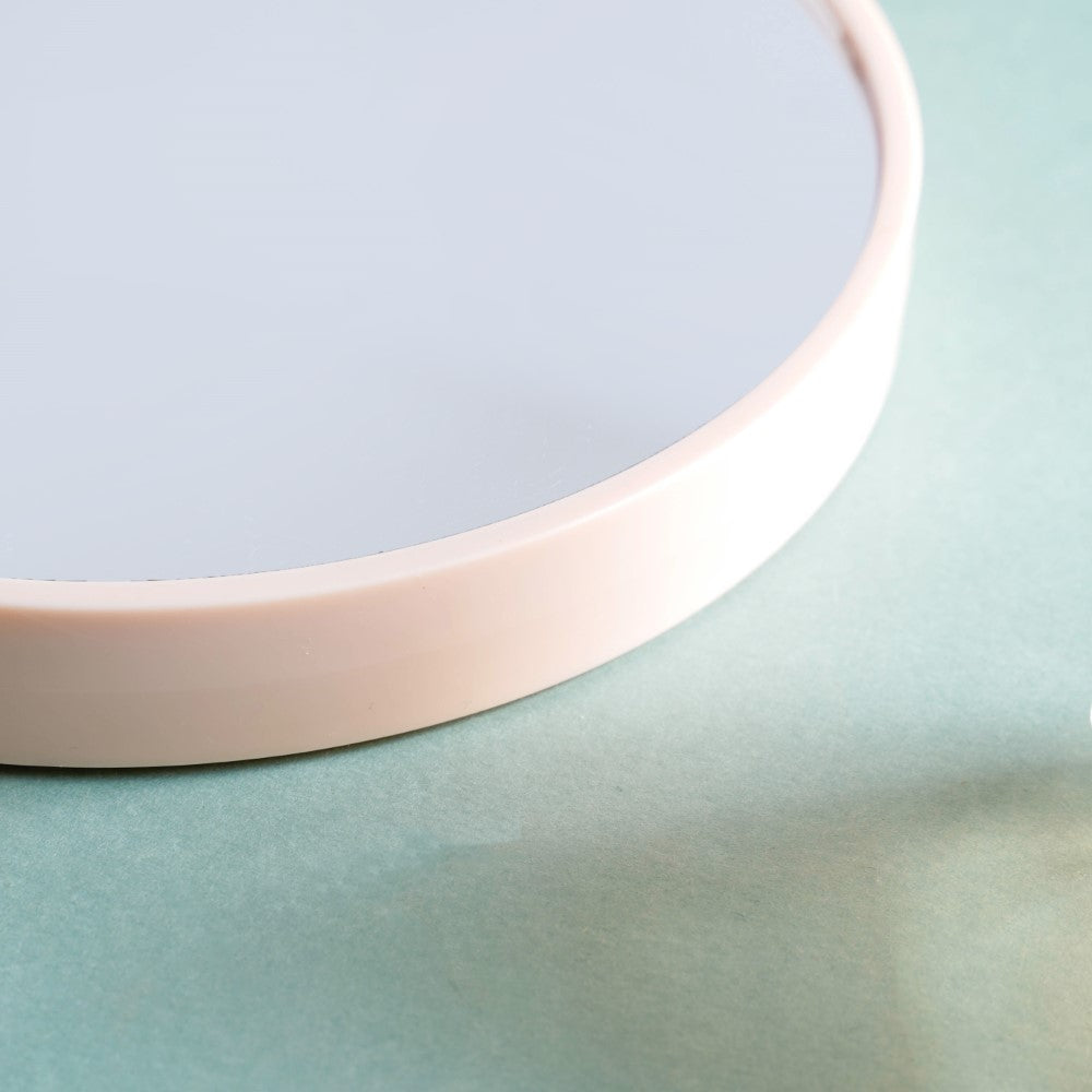 Modern Two Sided Handheld Mirror Baby Pink Nestasia