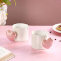 Balloon Heart Coffee Mug Pink Set of 2 330ml Nestasia