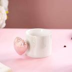 Balloon Heart Coffee Mug Pink Set of 2 330ml Nestasia