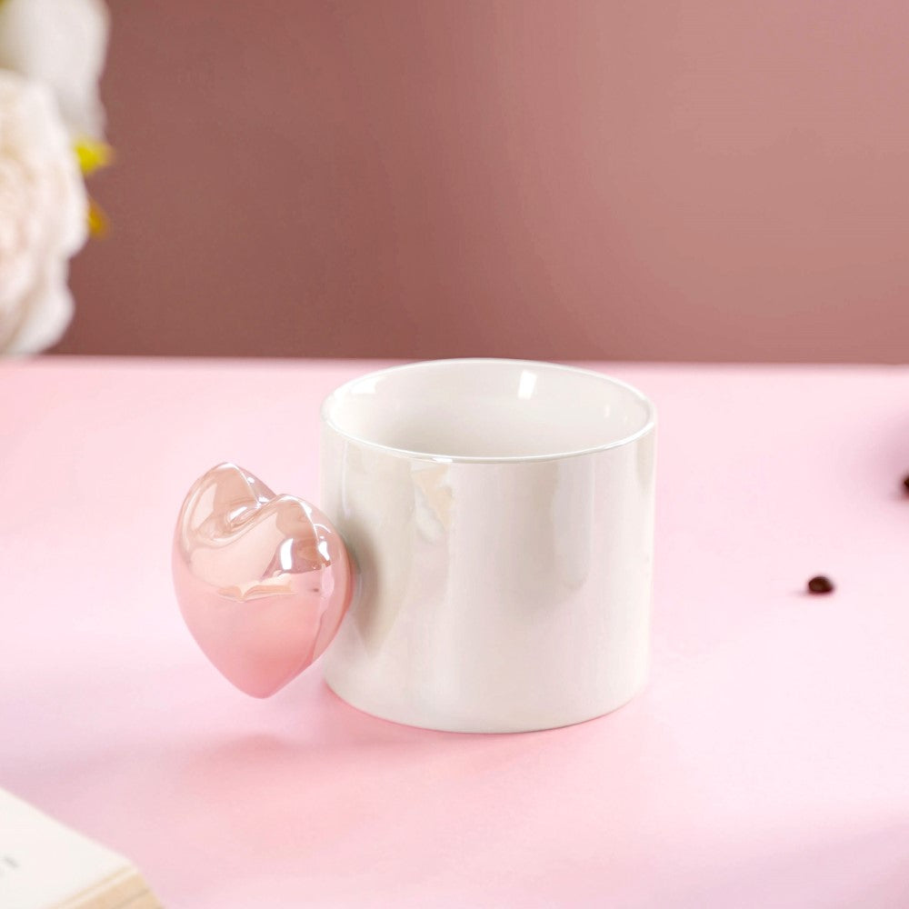 Heart Balloon Coffee Mug Set Of 2 Pink Blue 330ml Nestasia