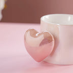 Balloon Heart Coffee Mug Pink Set of 2 330ml Nestasia