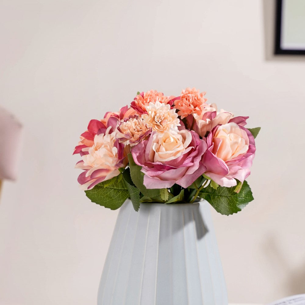 Rose Bouquet Peach And Purple Nestasia