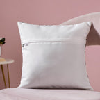 Bouquet Cushion Cover With Hand Embroidery 16 x 16 Inch Nestasia