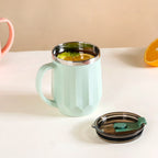 Portable Travel Coffee Mug With Lid Mint 400ml Nestasia