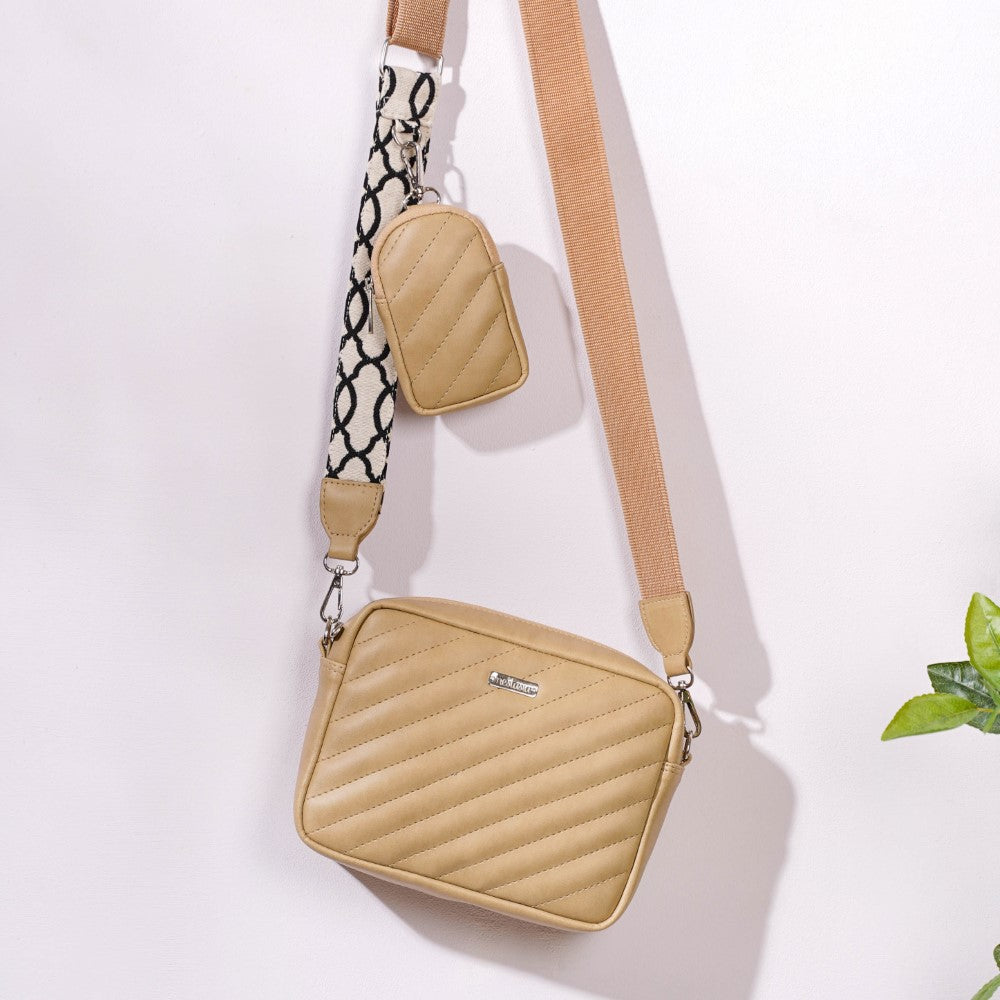 Crossbody Bag Beige Nestasia