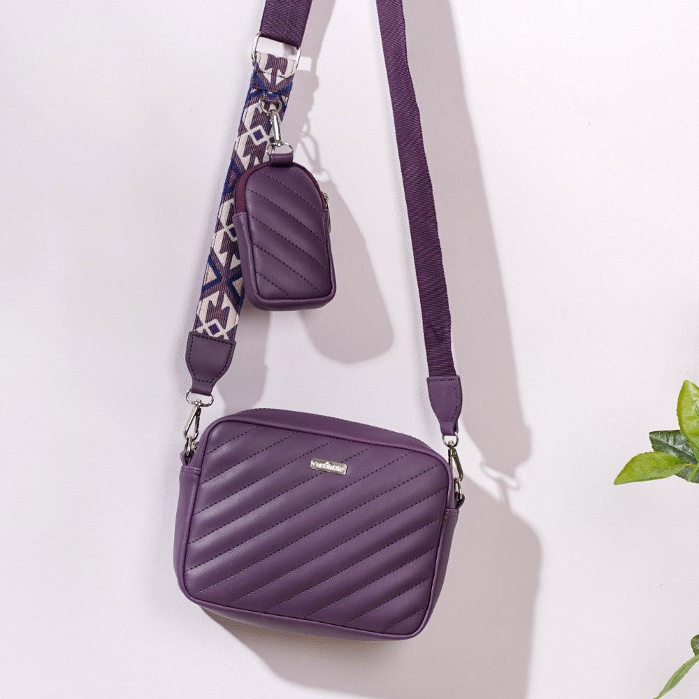 Sling Bag For Women Purple Nestasia