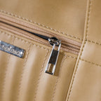 Jet-Setter Duffle Bag Beige Large 17x9 Inch Nestasia