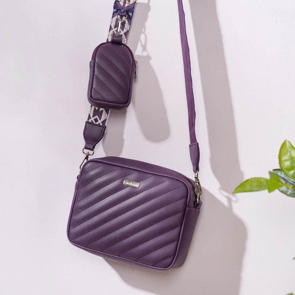 Sling Bag For Women Purple Nestasia