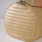 Jet-Setter Duffle Bag Beige Large 17x9 Inch Nestasia