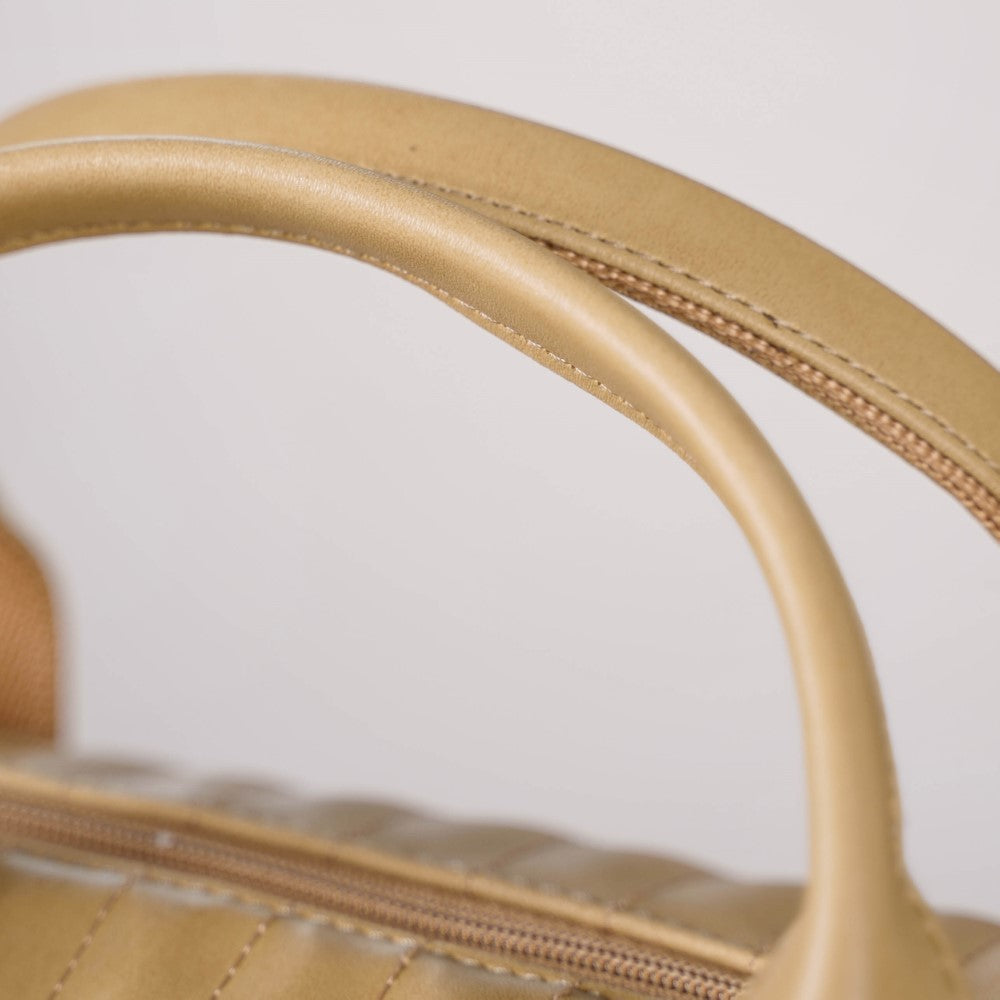 Jet-Setter Duffel Bag Beige Set Of 2 Nestasia