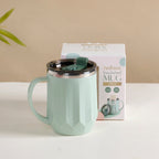 Portable Travel Coffee Mug With Lid Mint 400ml Nestasia