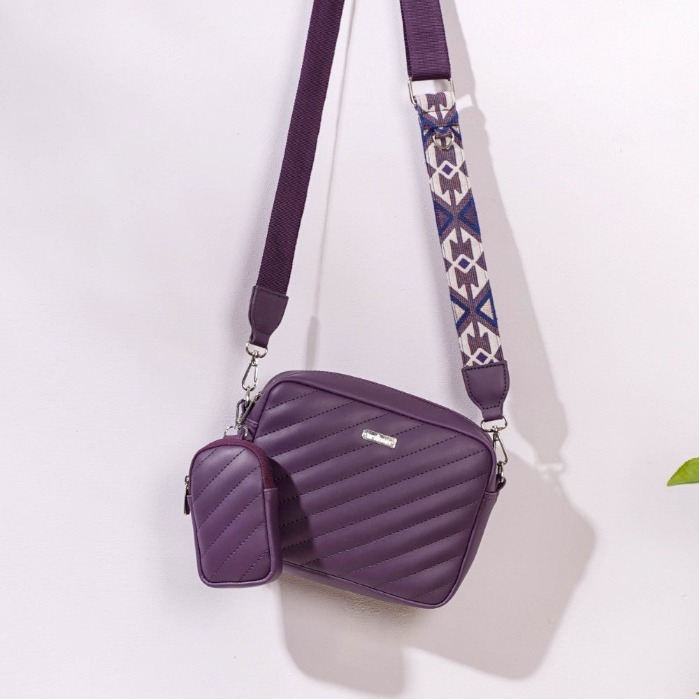 Sling Bag For Women Purple Nestasia