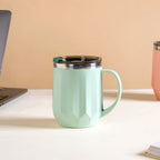 Portable Travel Coffee Mug With Lid Mint 400ml Nestasia