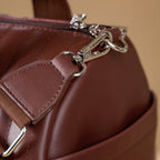 Wanderlust Duffle Bag Brown Small 14x7 Inch Nestasia