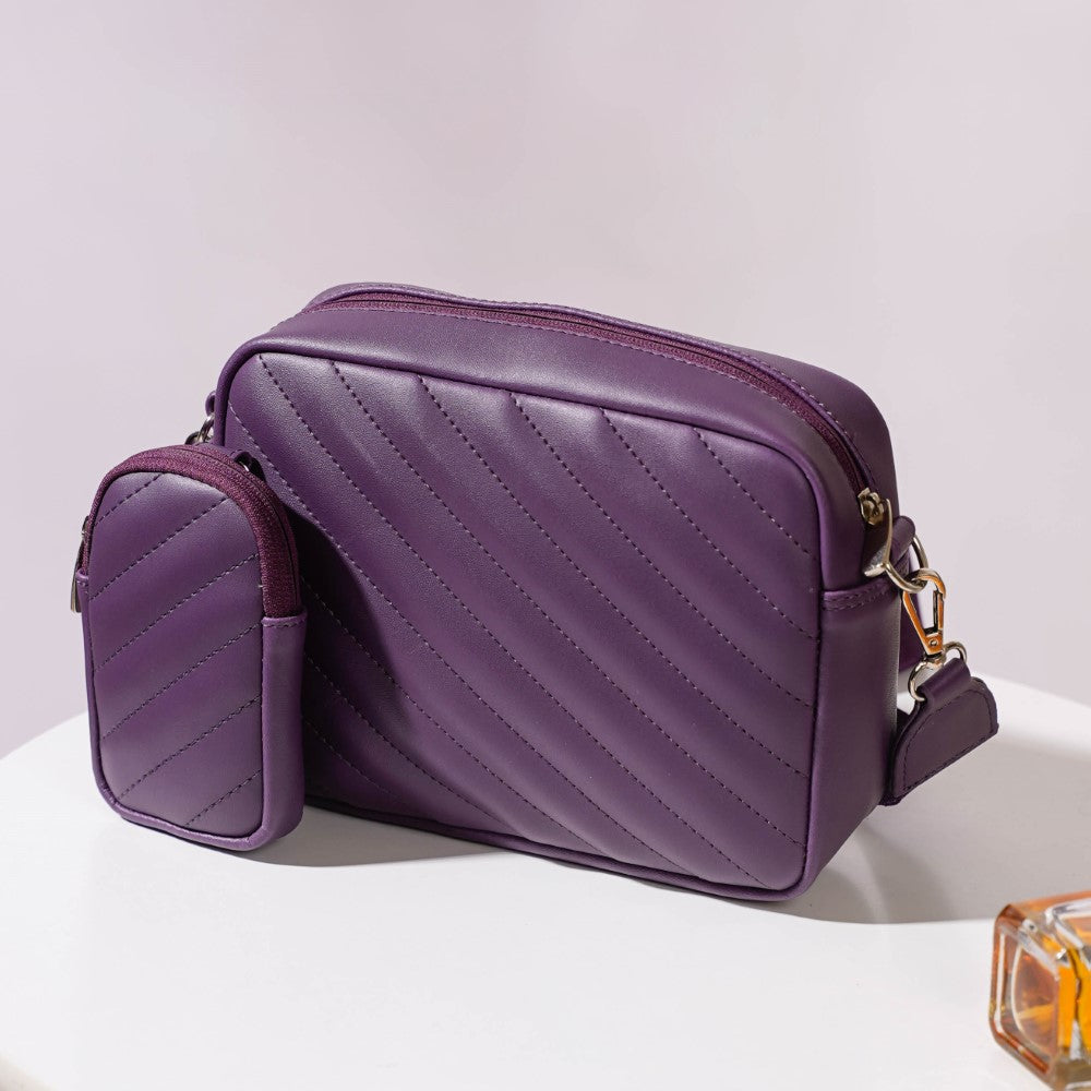 Sling Bag For Women Purple Nestasia