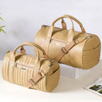Jet-Setter Duffel Bag Beige Set Of 2 Nestasia