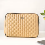 Multi Functional Water Resistant Laptop Sleeve Beige Nestasia