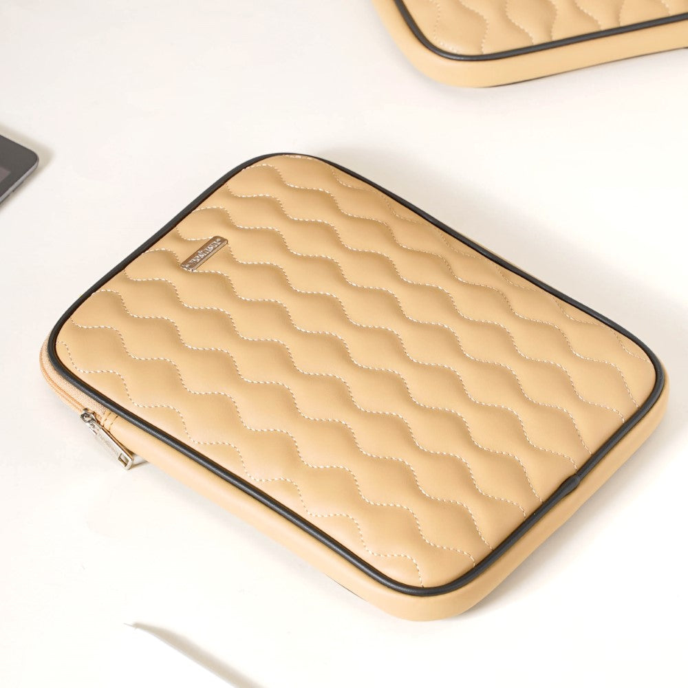 Handcrafted iPad Case Beige Nestasia