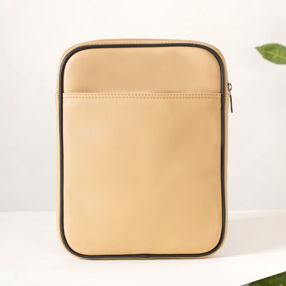 Handcrafted iPad Case Beige Nestasia