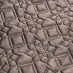 Festive Velvet Dining Tablecloth Brown 52x40 Inch Nestasia