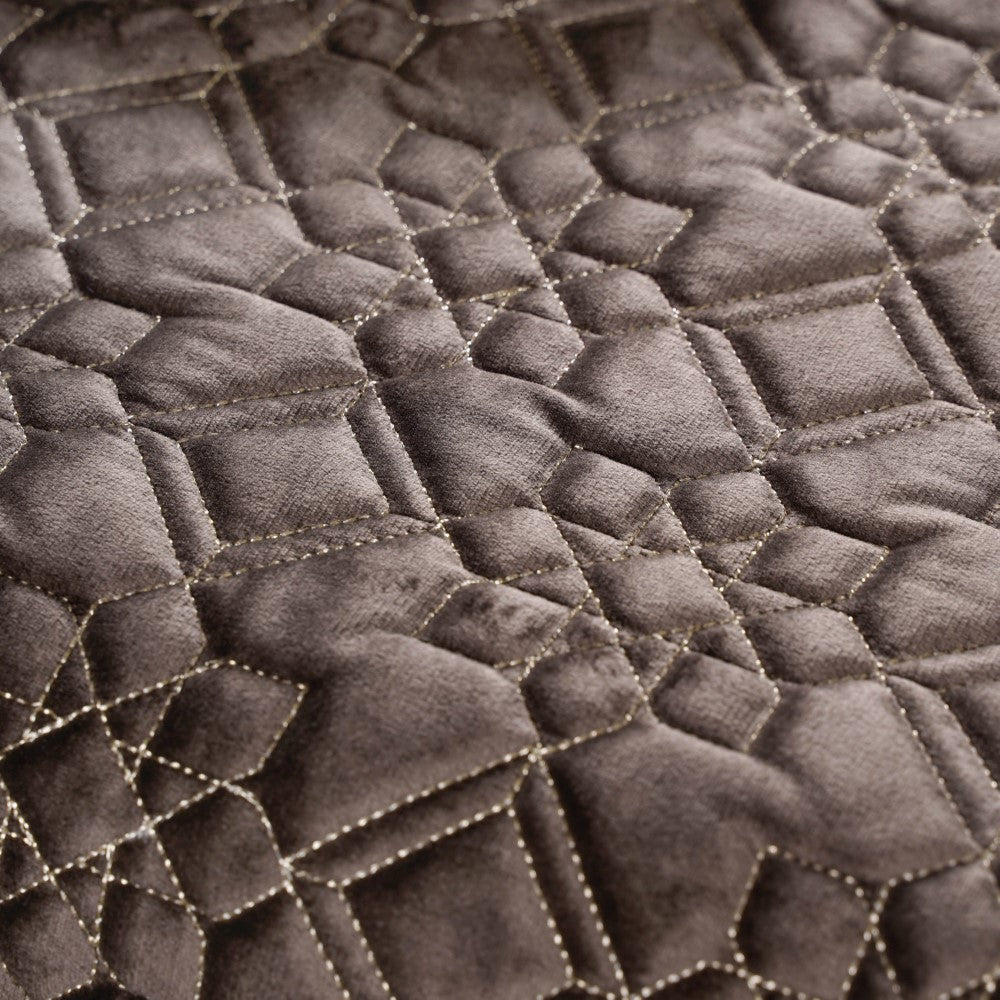 Festive Velvet Dining Tablecloth Brown 52x40 Inch Nestasia