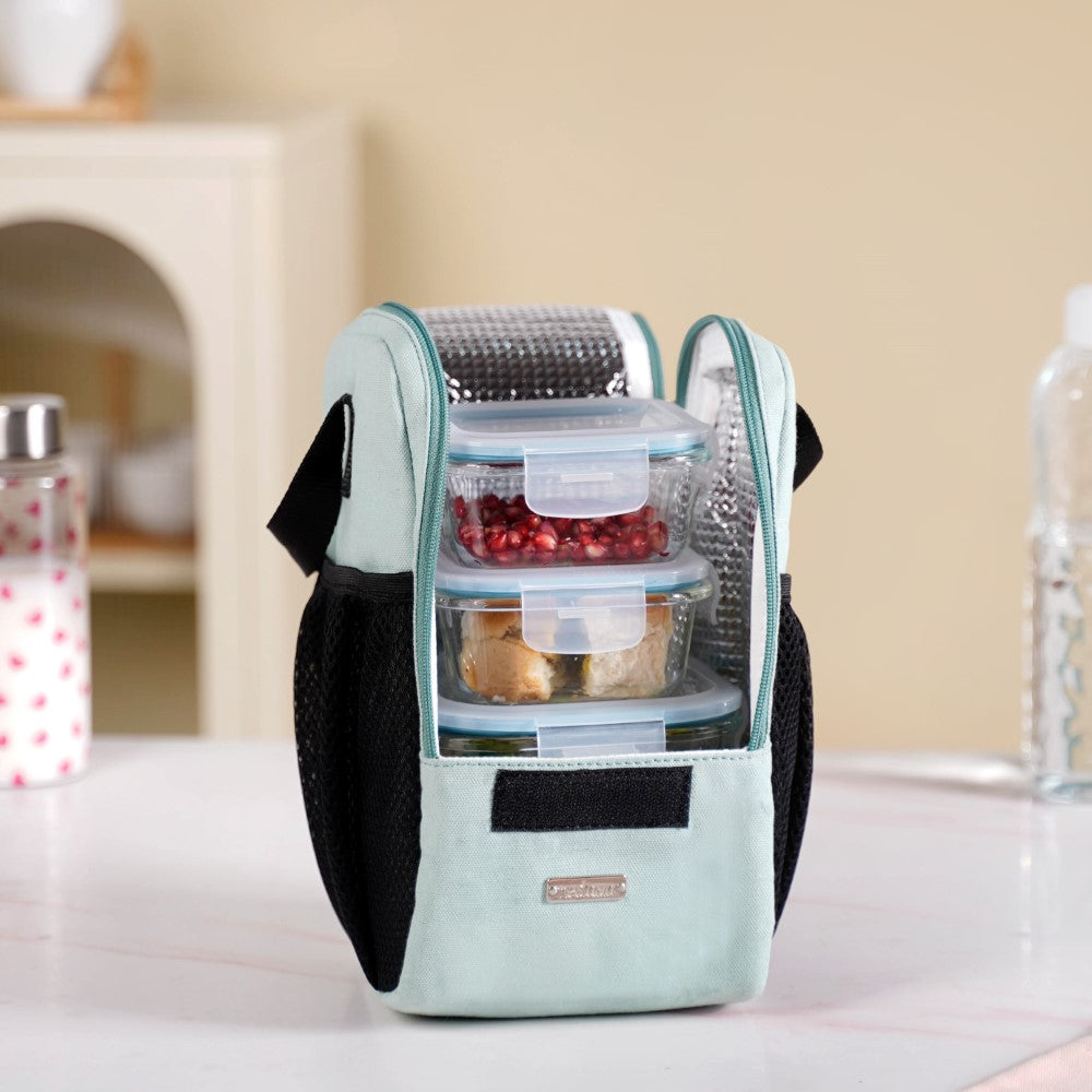 Yummy Food Insulated Lunch Bag Mint Nestasia
