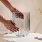 Utopia Large Vase For Home Decor Grey