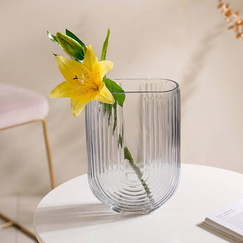 Utopia Large Vase For Home Decor Grey