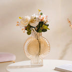 Armadillo Glass Vase Amber Small Nestasia