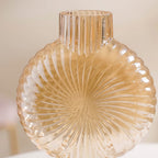 Armadillo Glass Vase Amber Small Nestasia