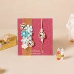 Bracelet Rakhi Gift Set Of 3 Nestasia
