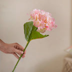 Faux Hydrangea Flower Pink Nestasia