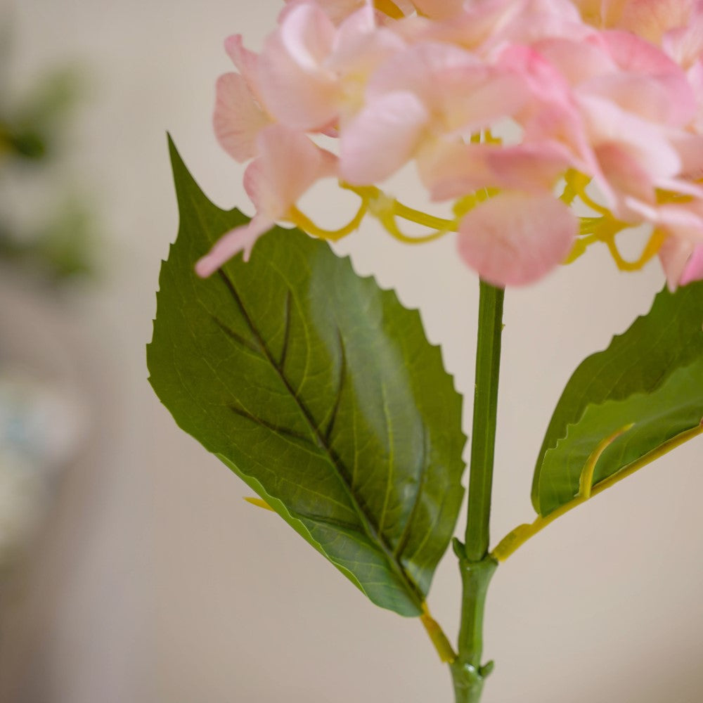 Faux Hydrangea Flower Pink Nestasia