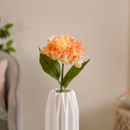 Faux Hydrangea Flower Peach Nestasia